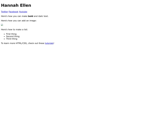 index screenshot
