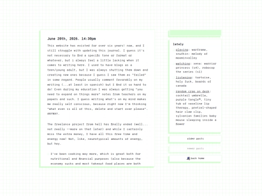 journal screenshot