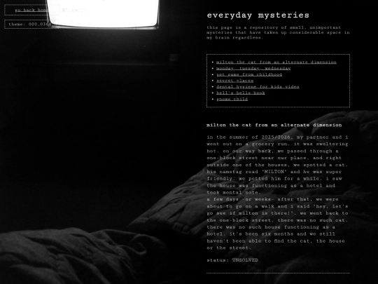 mysteries screenshot