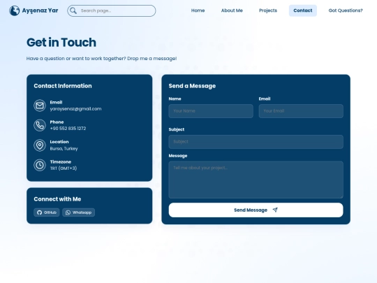 contact screenshot