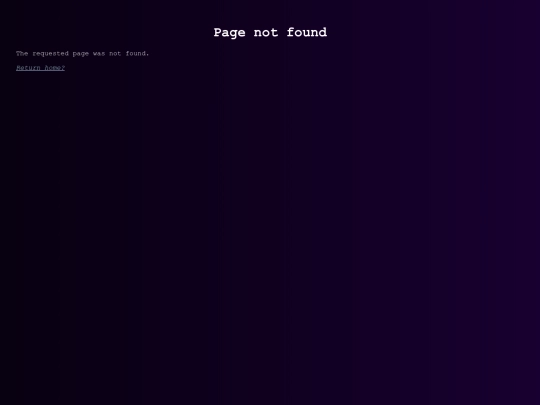 not_found screenshot