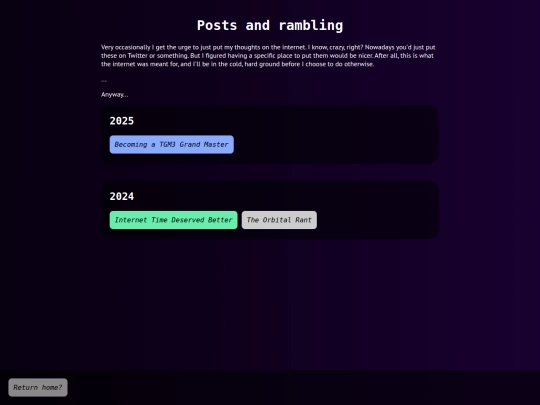posts screenshot