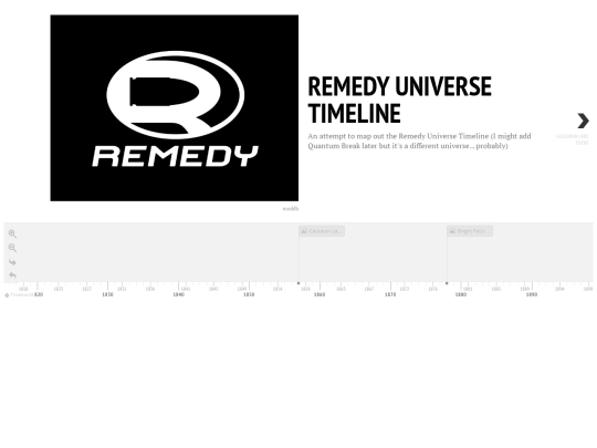 remedyversetimeline screenshot