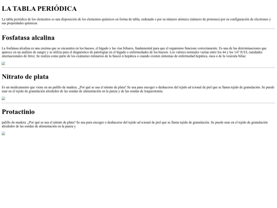 caja div/Tabla periódica screenshot