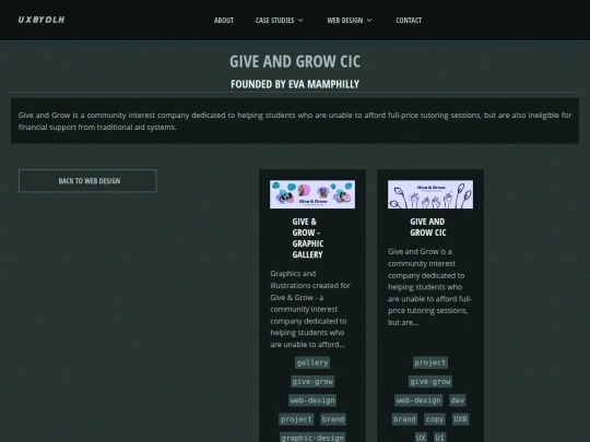 web-design/give-and-grow screenshot