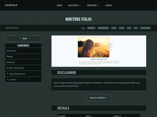 web-design/more/cwfolio screenshot