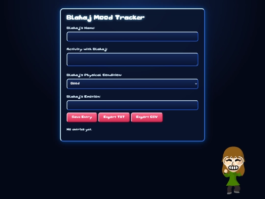 MoodTracker screenshot