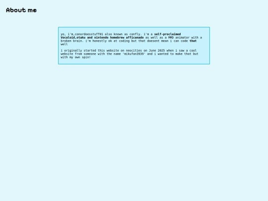 about-me screenshot