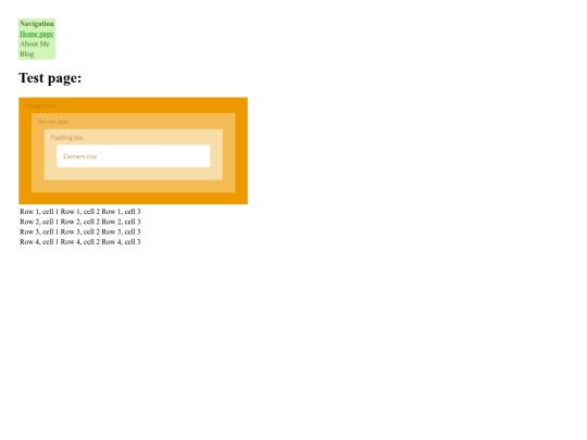 test screenshot
