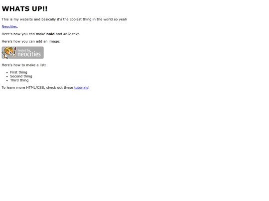 index screenshot