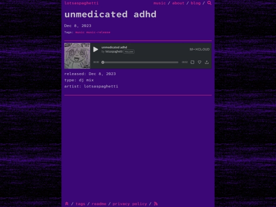 posts/releases/unmedicated-adhd screenshot