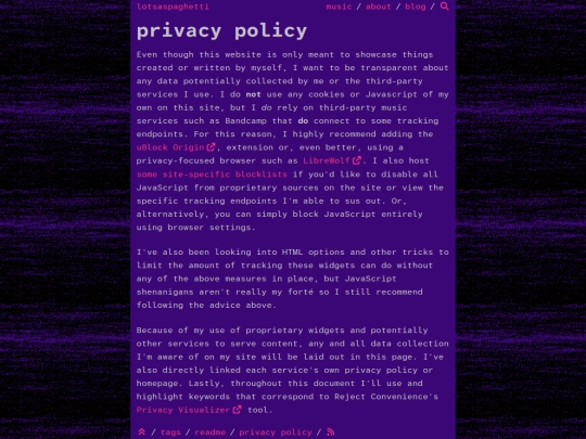 privacy-policy screenshot