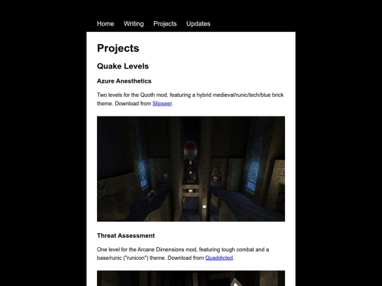 projects screenshot