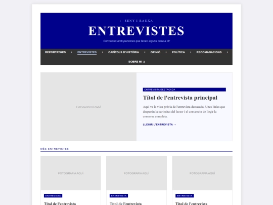 Entrevistes screenshot