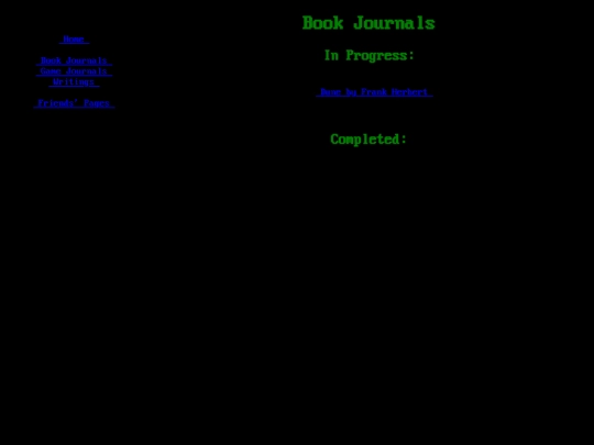 book-journals/bookjournals screenshot