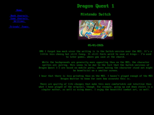 game-journals/dragon-quest/dragon-quest-1-switch screenshot