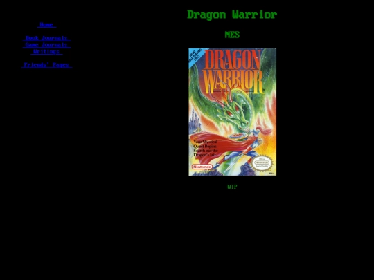 game-journals/dragon-quest/dragon-warrior screenshot