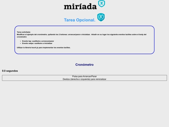 cronometro screenshot