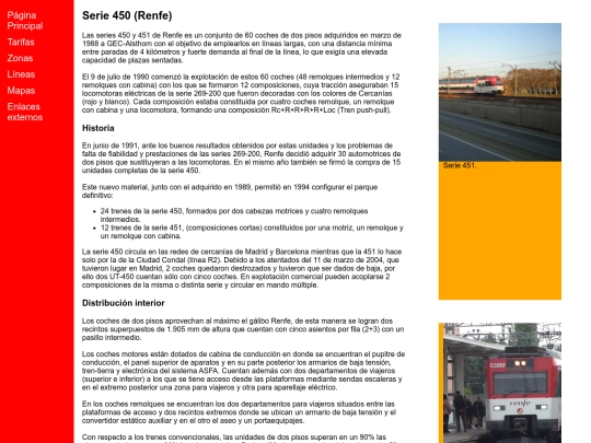 documents/serie450 screenshot