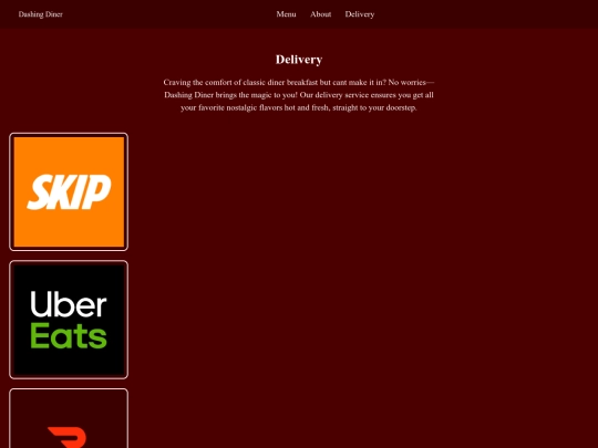 deliveryPage screenshot
