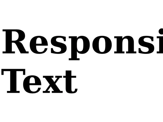 01_Basics/16 - Responsive Text screenshot