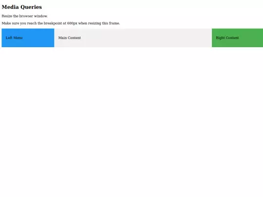 01_Basics/17 - Media Queries screenshot