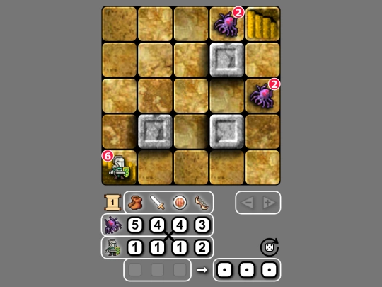 99 - Projetos/Jogos/One Card Dungeon/One Card Dungeon screenshot