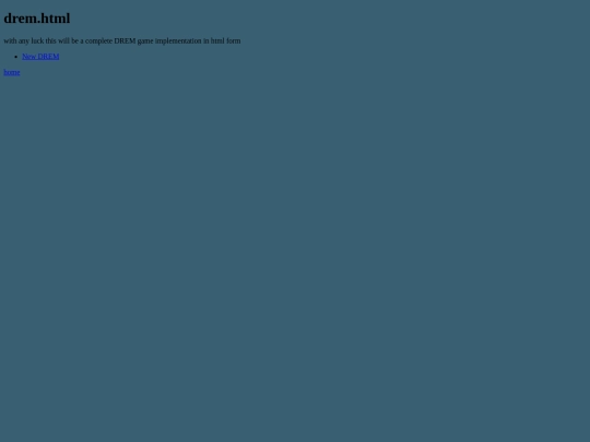 drem screenshot