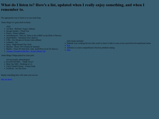 listening screenshot