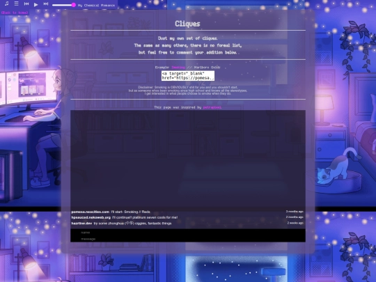 clique screenshot