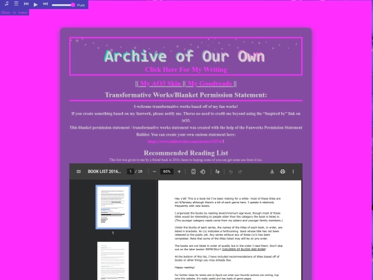 library screenshot
