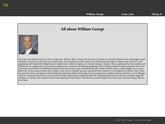 WilliamGeorge screenshot