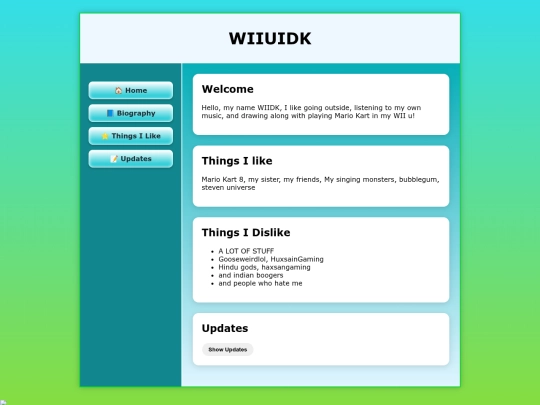 index screenshot