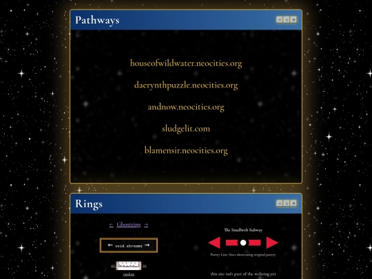 links screenshot