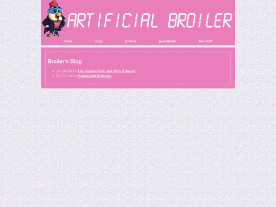 blog screenshot