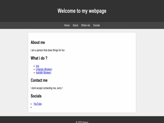 index screenshot