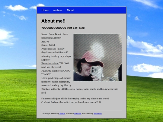 the-blog/about screenshot