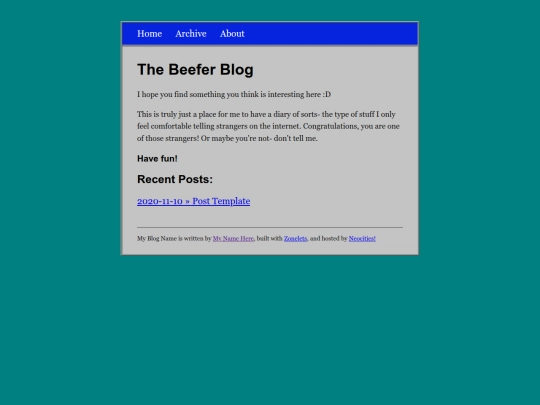 the-blog screenshot