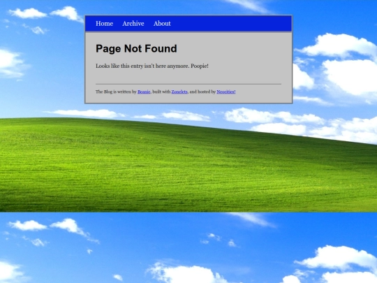 the-blog/not_found screenshot