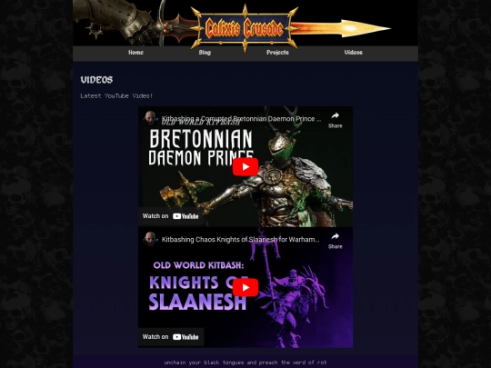 videos screenshot