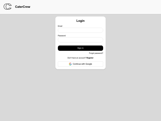 cc-login screenshot