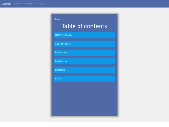 cssHome screenshot