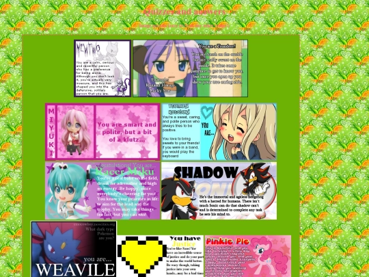pages/quizzes screenshot
