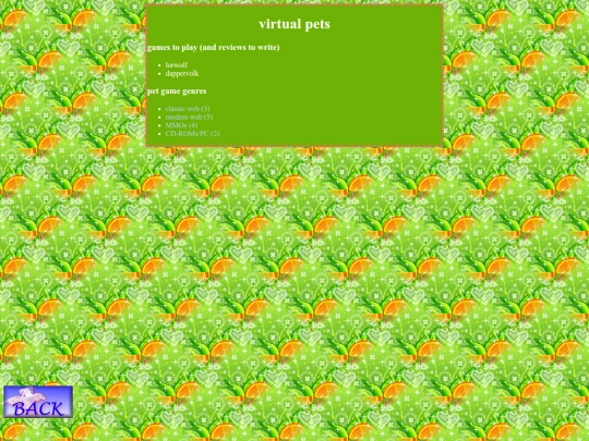 pages/shrines/virtualpets screenshot