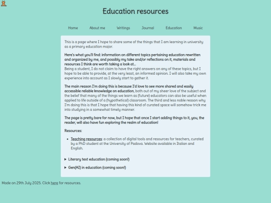 education screenshot