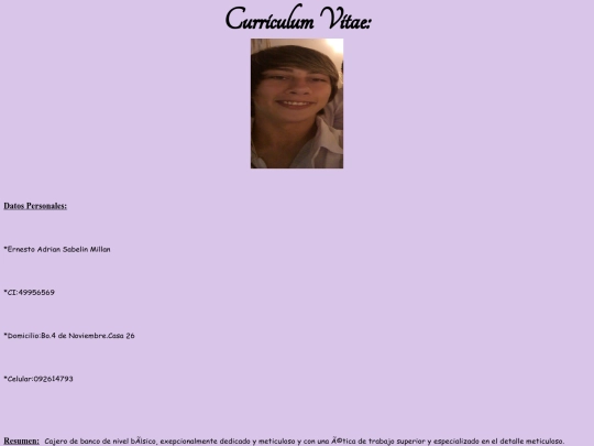 vitae/pagina screenshot