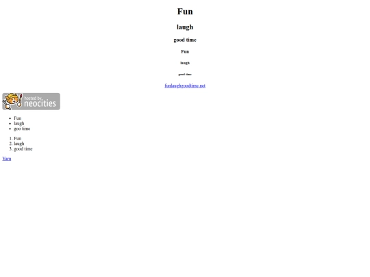 funlaughgoodtime9.19.25 screenshot
