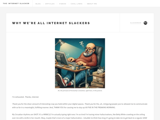 WEALLINTERNETSLACKERS screenshot