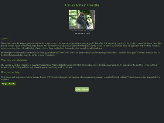 webforpurp/Cross-River-Gorilla screenshot