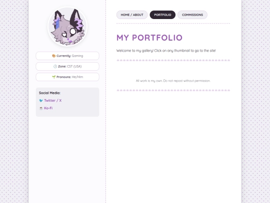portfolio screenshot